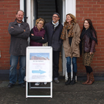 Myself (left) and four other Cullercoats Studios Artists